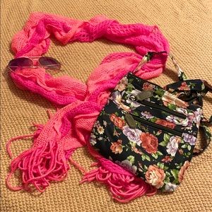 Crochet Pink Scarf